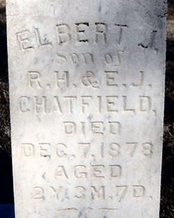 CHATFIELD Elbert J 1876-1879 grave.jpg